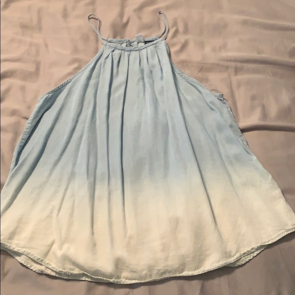 Blue Rain Halter Tank